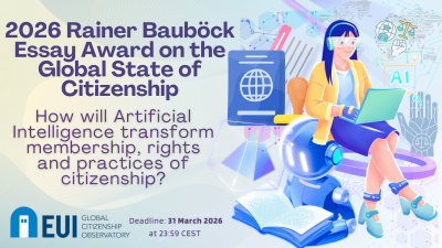Permalink to:2026 Rainer Bauböck Essay Award on the Global State of Citizenship